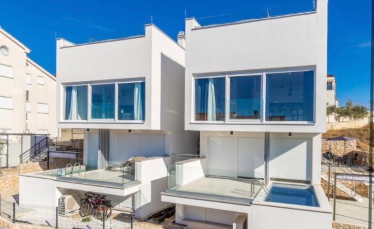 Apartments Solis Lacus Penthouse Njivice Exterior foto
